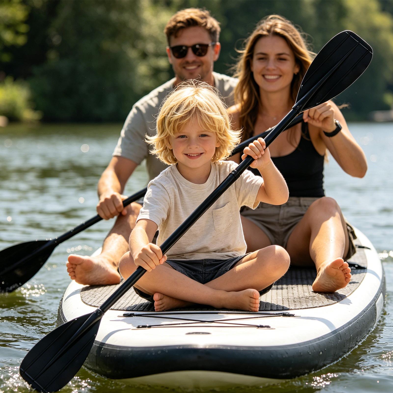 Fishing Kayak Paddle - Углепластиковое весло из 2 секций, легкое,