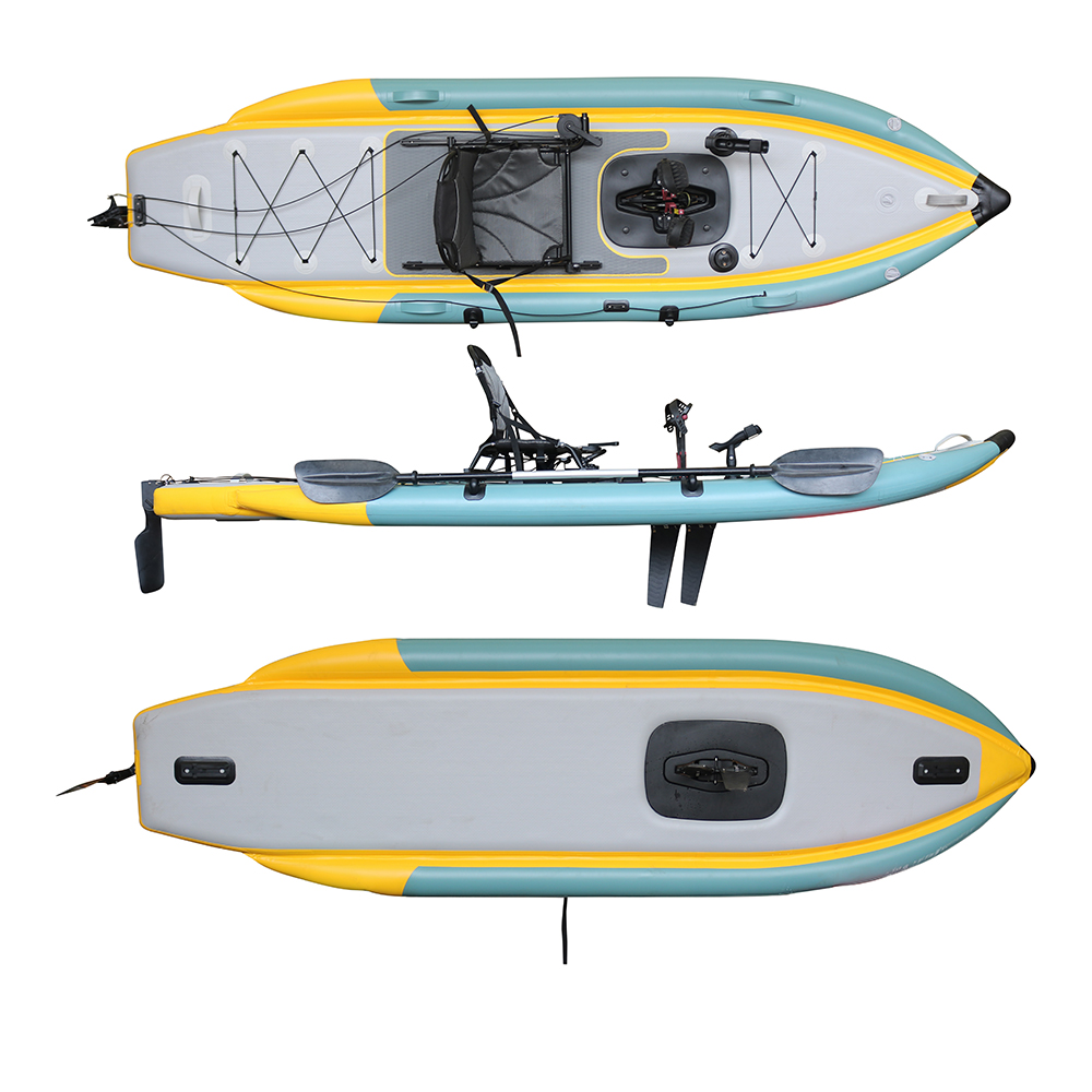 Fishing Kayak Sit In - Надувной складной каяк для рыбалки с