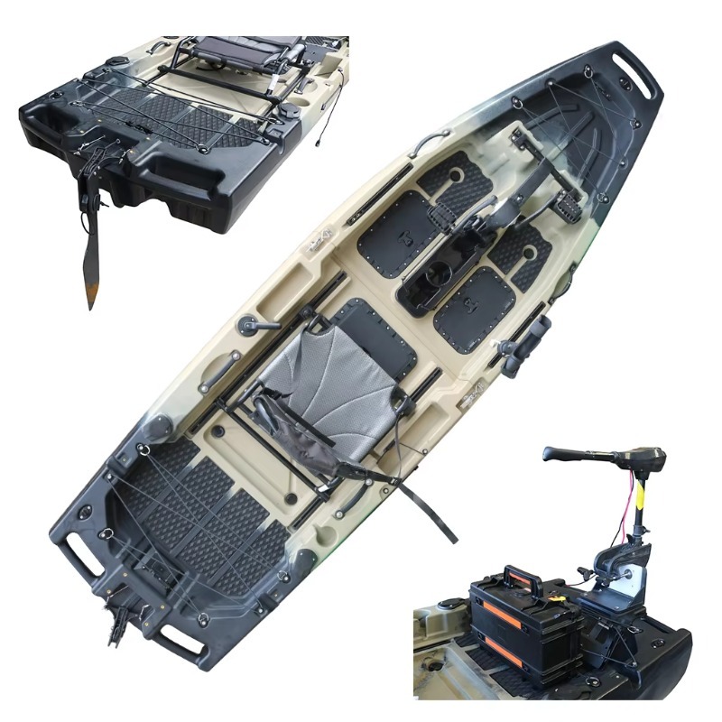 Fishing Kayak Sit In - Одноместный моторизованный морской каяк/каноэ из HDPE/PE