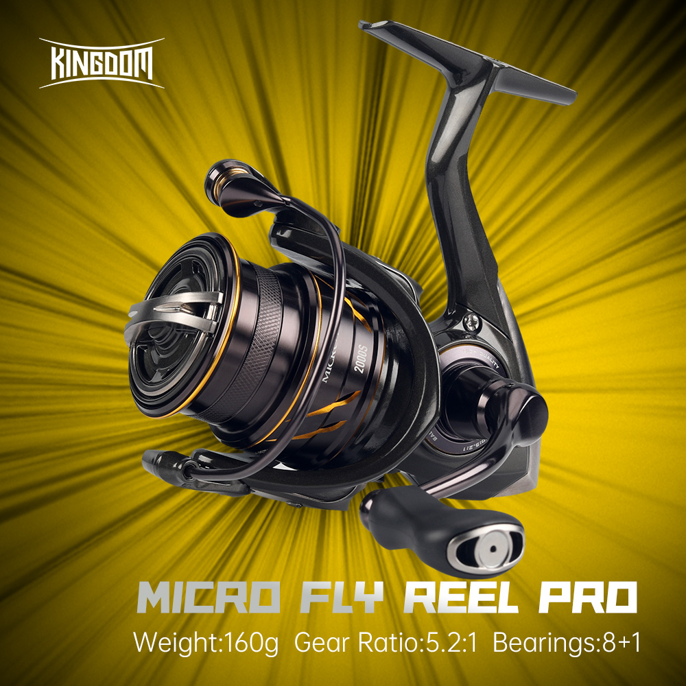 Kastking Reel Zephyr - Рыболовная спиннинговая катушка Kingdom Micro Fly