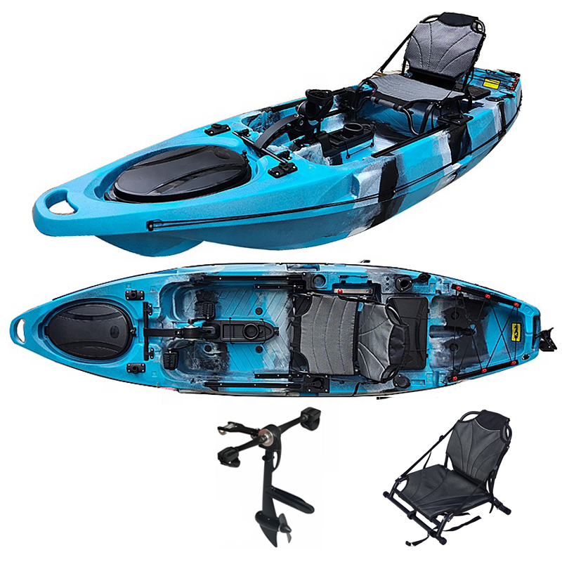 Моторизованный одноместный рыб – обзор и цена Fishing Kayak Trolling Motor