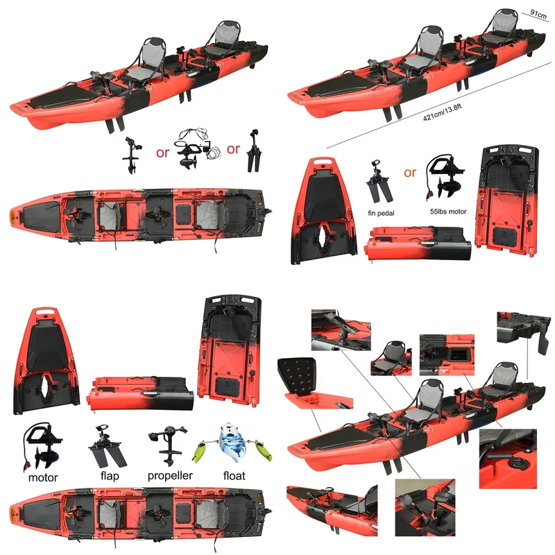 Оптовая продажа: 14-футовый тр – обзор и цена Fishing Kayak Pedal Drive