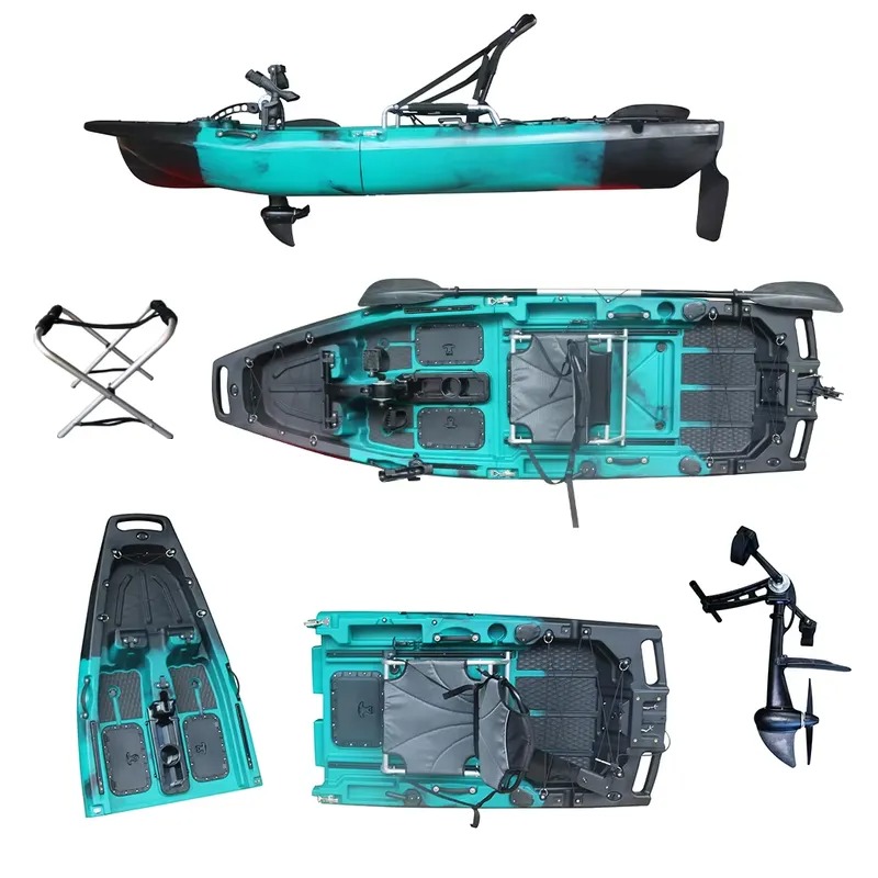 Популярная одноместная моториз – обзор и цена Fishing Kayak Paddle
