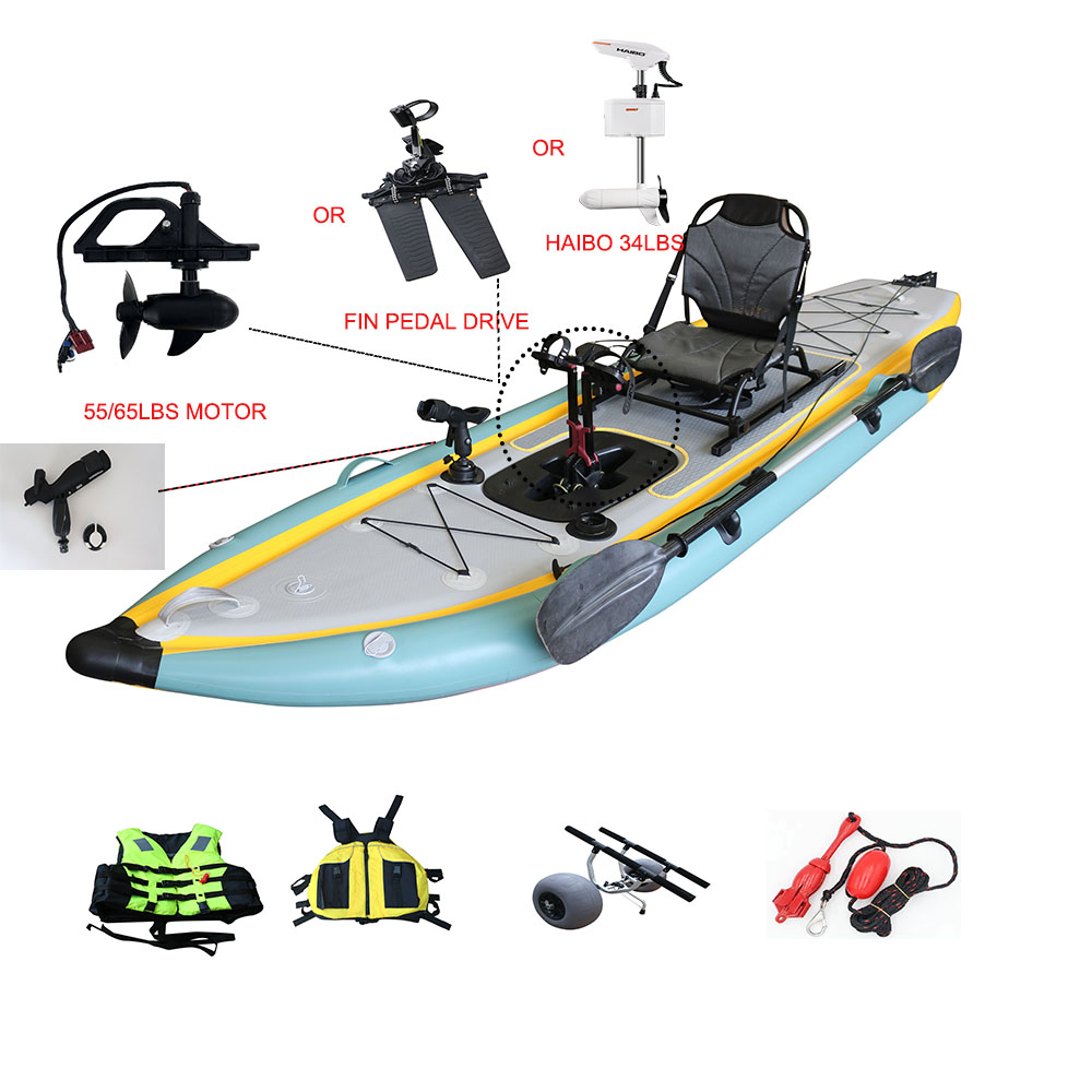Надувной складной каяк для рыб – обзор и цена Fishing Kayak Sit In