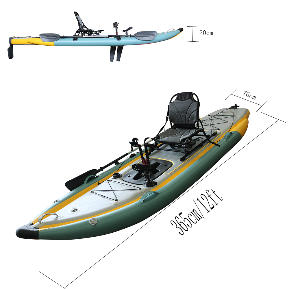 Надувной складной каяк для рыб – обзор и цена Fishing Kayak Sit In