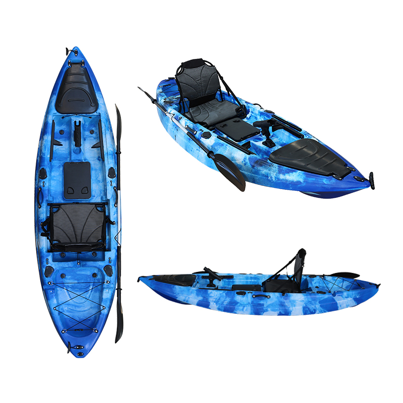 Одноместный рыболовный каяк с  – обзор и цена Fishing Kayak Pedal Drive
